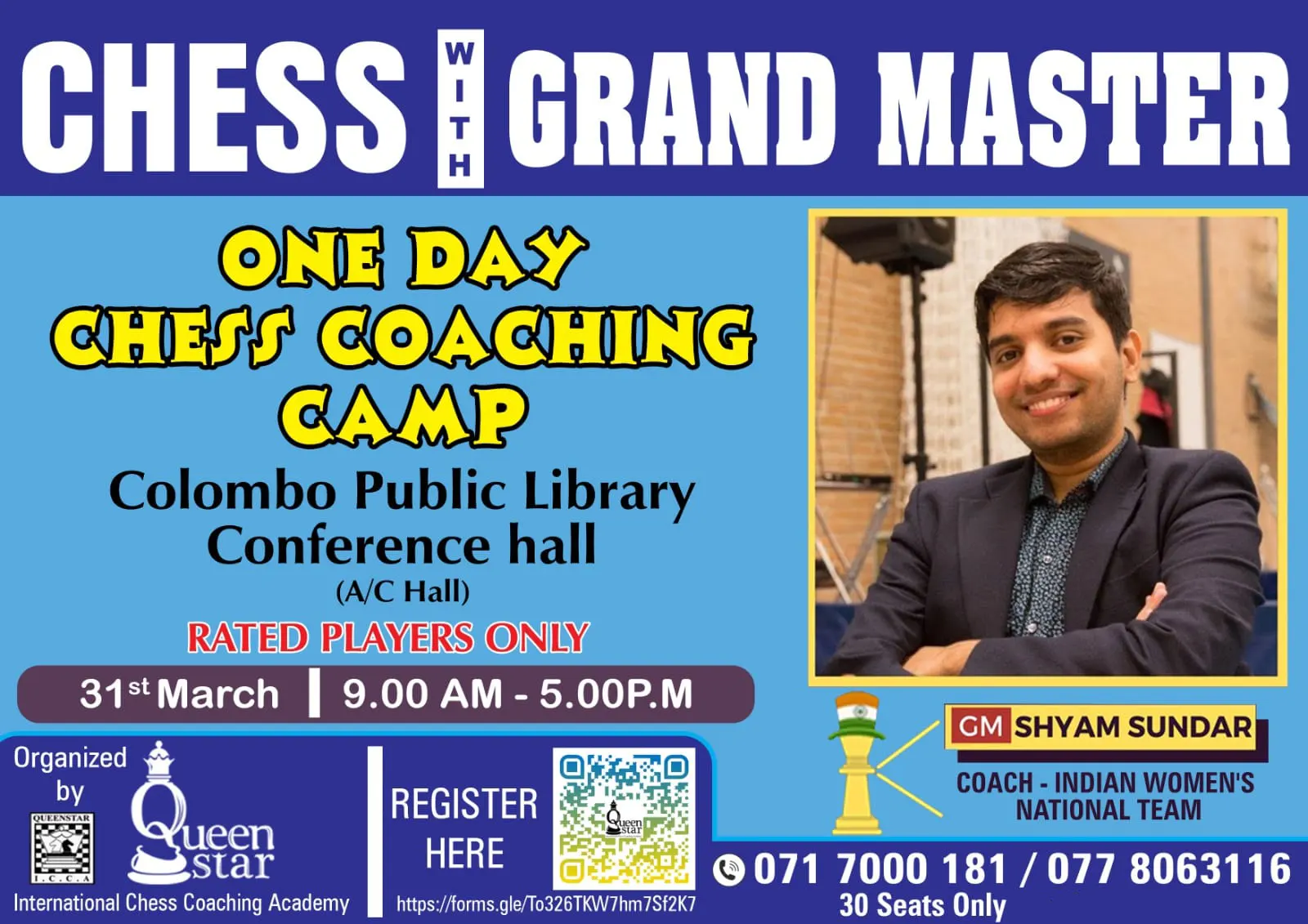The Chess Academy – Grand Master Special Event!